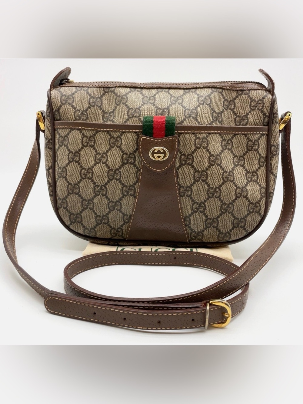 Vintage Gucci GG Supreme Web Crossbody Bag 🌟 - Picture 2 of 16